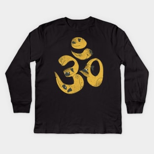 OM PUGS Kids Long Sleeve T-Shirt